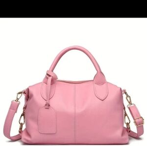 Chic Pink Satchel for Women
